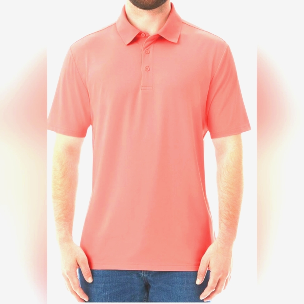 Polo Men's‎ Short Sleeve Shirt Size Medium Coral NWOT